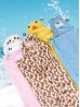 Kids Animal Themed Super Soft Hoodie Towel